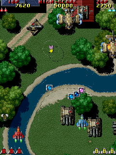 Raiden II (set 1, US Fabtek) Screenshot 1